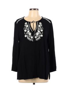 Women's Blouses, Old Navy Women, Solid Tops, Black Solid, Blouse Black, Old Navy, Shirt Blouses, Sleeve Blouse, Blouses For Women