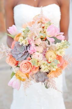 an image of a bride holding her wedding bouquet on instagram, with the caption's tweet below it