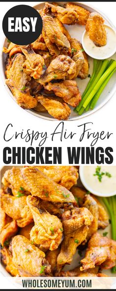 Air Fryer Chicken Wings Plain Wings In Air Fryer, Air Fryer Party Wings Recipe, Air Fried Chicken Wings From Frozen, Plain Chicken Wings In Air Fryer, Air Fryer Wing Ding Recipes, Air Fry Oven Chicken Wings, Air Fryer Chicken Wings With Flour, Air Fryer Chicken Wings Corn Starch, Air Fryer Chicken Wings With Corn Starch