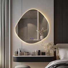 Transform your bathroom into a haven of modern elegance with this LED Mirror. With a sleek design and innovative features, this mirror is the perfect addition to elevate your daily grooming routine. It effortlessly combines functionality and aesthetics to create a truly remarkable mirror. Wrought Studio™ Shape: Asymmetrical, Size: 23" x 32" | Wrought Studio™ Dibbrun Frameless Lighted Bathroom Mirror Anti-Fog LED Wall Mirror Metal | 23" x 32" | Wayfair | Home Decor Led Mirror Aesthetic, Bath Mirror Ideas, Lighted Mirrors For Bathrooms, Led Wall Mirror, Mirror Home Decor, Small Bathroom Interior, Wall Vanity, Bath Mirror, Mirror Metal