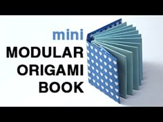 an image of a book with the words modular origami book