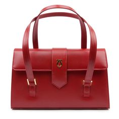 Aida Handbag in Guard Red/RedThis grand and capacious bag is one of Launer's newer designs. Practical, beautiful, and wonderfully Launer, this piece is an emerging favorite. Suitable for both professional engagements and daywear, this piece is a wonderful, versatile investment. Each piece is made-to-order, following the exacting standards of the client. The leather is imported from Italy and only butter-soft, unblemished hides are chosen by their leather buyer. Every of these soft leather handba Launer Bag, Launer London, Capacious Bag, Bag Closet, Luxury Leather Bag, Soft Leather Handbags, Red Interior, Red Interiors, Small Leather Goods