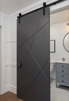 The Brickell Door - Rustic Luxe Designs Contemporary Barn, Rustic Luxe, Barn Door Designs, Modern Barn Door, Door Designs, Doors And Hardware, Luxury Bedroom, Modern Barn, Stylish Bedroom