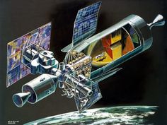 an artist's rendering of the space station