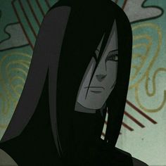 an animated image of a woman with black hair and hoodie looking at the camera