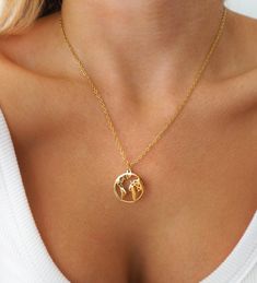 World Necklace | Gold – JacqMaria Jewelry Globe Necklace, Gold Globe, World Necklace, Xmas Wishlist, Earth Globe, Globe Pendant, Pretty Jewellery, Myrtle Beach, Steel Chain