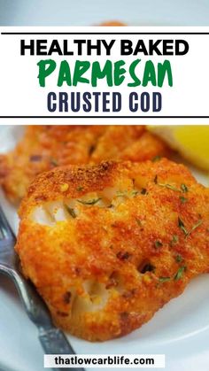 this healthy baked parmesan crusted chicken is so good and easy to make