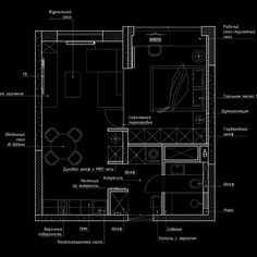 a black and white floor plan for a house