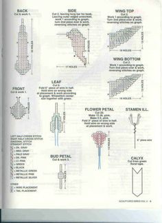 an open book with instructions for different types of umbrellas and poles, including the top one