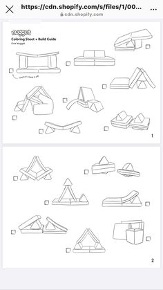 the instructions for how to make an origami boat