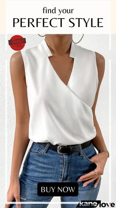 Classy Sleeveless Plain Top Fitted Sleeveless Solid Color Blouse, Trendy Sleeveless Tops For Workwear, Sleeveless Top For Spring, Chic Sleeveless Stretch Tops, Chic Stretch Sleeveless Tops, Solid Tank Top For Summer Workwear, Casual Fitted Sleeveless Blouse, Trendy Sleeveless Blouse Vest Top, Trendy Sleeveless Vest Top