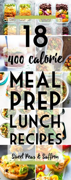 Recipes Under 400 Calories, Meals Under 400 Calories, Meal Prep Lunches, 300 Calorie Meals, 400 Calorie Meals, 500 Calorie Meals, Meal Prep Lunch, 500 Calorie, Under 300 Calories