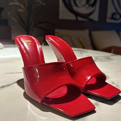 From Fall/Winter 24 Collection Sold Out Size: 37 Never Worn New Without Tags Red Clogs, Zara Shoes, Leather Wedges, Mule Clogs, Mules Shoes, Zara Women, Patent Leather, Clogs, Womens Sandals