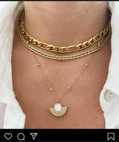 Gold Jewelry, Gold Necklace, Key, Gold