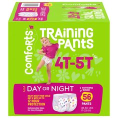 a box of training pants for girls