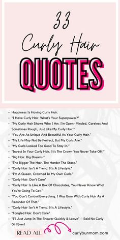 Curly Hair Captions, Hard Hairstyles, Curls Quotes, Caption For Hair, Hairstyle Quotes, Love Your Curls, Cute Curly Hair, Hair Captions, Curly Hair Quotes