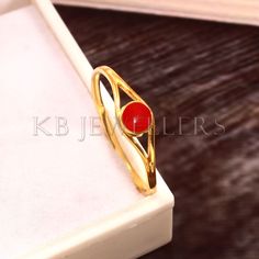 Solid 14k Gold Coral Gemstone Ring, Natural Coral Gold Ring, Handmade Ring, Dainty Ring, Statement Ring, Gemstone Ring, Gift For Her Material Matel: Solid 14k Gold Gemstone: Coral Stone Color: Red Stone Size: 4 mm Stone Shape: Round Stone Creation: Natural Approx Weight: 1.6 Gram   Country/Region of Manufacture: India Made In: Jaipur Making: Jewelry Making Etc. For Wholesale orders or customized order requirements, please message me! Thanks For Visit Our Shop. Fine Jewelry 22k Gold Gemstone Rings, 22k Gold Fine Jewelry Rings With Gemstone, 22k Gold Gemstone Rings For Anniversary, Gold Plated Gemstone Wedding Rings, Elegant 22k Gold Rings With Bezel Setting, 22k Gold Gemstone Ring, 22k Gold Gemstone Rings For Gift, Fine Jewelry 22k Gold Rings For Gift, Gold Ruby Ring With Bezel Setting For Promise