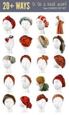 Tie A Head Scarf, Head Scarf Tying, Makeup Tip, Scarf Knots, Head Scarves, Head Scarf Styles, Turban Style, Hair Wraps, Scarf Tying