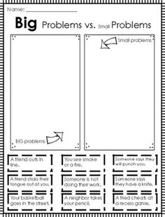 the big problem worksheet for students to solve problems with their own words and numbers