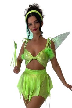 Seller Notes: BRAND NEW WITH TAGS 
UK 10 / US 6 ; Condition: New With Tags; Freedom Rave Wear Green Fairy, Rave Wear, Size 6, Brand New, Tags, Green, How To Wear, Dresses