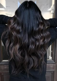 Coffee Hair Color, Coffee Hair, Dark Hair With Highlights, Brunette Balayage Hair