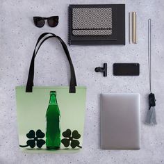 a st patrick's day tote bag and accessories