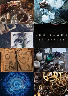 Alchemy Book Aesthetic, Magic Steampunk Aesthetic, Modern Alchemy Aesthetic, Alchemy Aesthetic Dark, The Alchemist Aesthetic, Clockpunk Aesthetic, Steampunk Moodboard, Artificer Aesthetic