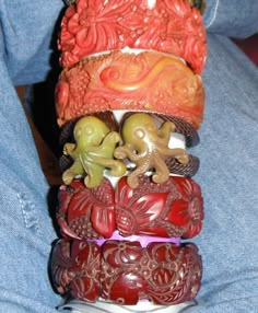 Ceramics Jewelry, Celluloid Jewelry, Bakelite Bracelets, Bakelite Jewelry, Lucite Jewelry, Bakelite Bangles, Walmart Jewelry, Vintage Bakelite, Dope Jewelry