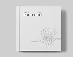 the book cover for architectural portfolio