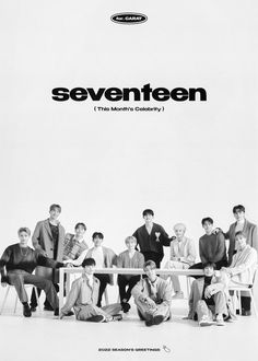 seventeen - the month's country album cover art for their upcoming album, seventeen