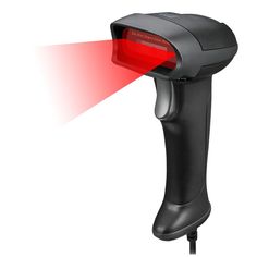 an image of a hair dryer with red light coming from the top and side