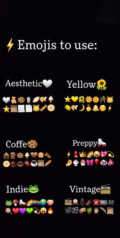 Emojis Yellow Emojis Aesthetic, Yellow Emoji Aesthetic, Preppy Emojis To Use, Yellow Aesthetic Emoji Combos, Vintage Emoji Combinations, Yellow Emoji Combo, Preppy Captions, Preppy Emojis Combo, Yellow Emoji Combinations