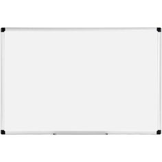 a white board with black trim on the bottom, and an eraser in front