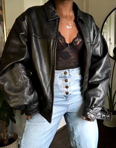 100% genuine leather // fits S-L best Leather Fits, Looks Pinterest, Leather Jacket Outfits, Night Out Outfit, Mode Inspo, Outfit Inspo Fall