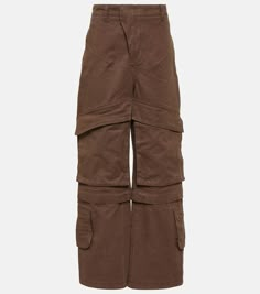 Hard Cotton Canvas Cargo Pants in Brown - Entire Studios | Mytheresa Pants Png, Canvas Cargo Pants, Punk Jeans, Denim Studio, Pants Ideas, Jeans And Hoodie, Jeans Hoodie, Casual Pants Style, Formal Blazer