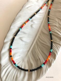 Black Sunset Beach/ Summer/ Obx /surfing / Western Beaded Necklace, Hawaii, Glass Seed Beads, Cowgirl/ Hippie/ Boho/ Hippie/ Obx - Etsy Obx Surfing, Seed Bead Lanyard, Western Beaded Necklace, Hippie Jewelry Diy, Penny Crafts, Black Sunset, Beaded Jewelry Necklaces, Teacher Lanyard, Pinterest Diy