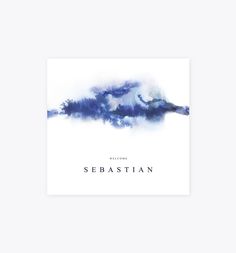 the cover art for sebastian's new album, in blue and white