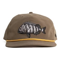 Nylon Plain back Adjustable snapback Cap Sizing: Max size of snapback hat is approximately 23 1/2" circumference with a 5" c Sheepshead Fish, Camp Hat, Blue Winged Teal, Human Teeth, Black Friday Specials, White Rope, Gear 5, Unique Hats, A Sheep