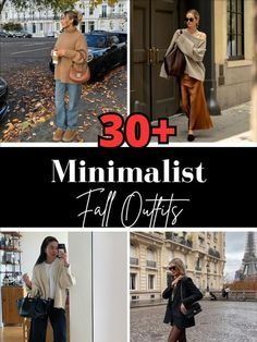 Chic Outfits Black Women, Fall Minimalist Outfit, Elegant Chic Outfits, Minimalist Fall Outfit, Minimalist Outfit Ideas, Business Chic Outfits, Country Chic Outfits, Create A Capsule Wardrobe, Chic Outfits Classy