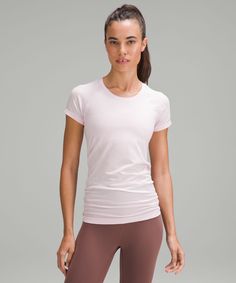 Swiftly Tech Short-Sleeve Shirt 2.0 | Women's Short Sleeve Shirts & Tee's | lululemon Lululemon Swiftly Tech Short Sleeve, Lululemon Shirt, Swiftly Tech Short Sleeve, Lululemon Swiftly Tech, Lululemon Swiftly, Tech Shirt, Short Sleeve Shirt Women, Swiftly Tech, Running Workout