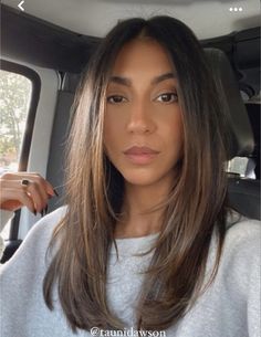 Full Custody, Rambut Brunette, Brown Hair Inspo, Straight Hair Cuts, Hairstyles For Layered Hair, Haircuts Straight Hair, Long Layered Hair, Haircuts For Long Hair