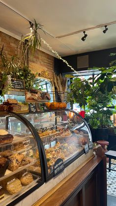 a bakery filled with lots of different types of food