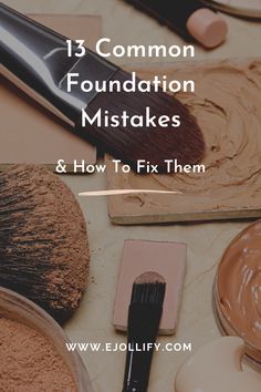 13 Foundation Mistakes To Avoid & How To Fix Them Color Correcting Primer, Water Based Primer, Waterproof Foundation, Mattifying Primer, Light Foundation, Apply Makeup, Foundation Shades, Powder Foundation