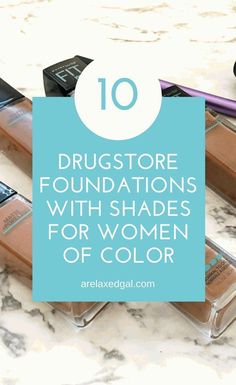 9 must-have foundations for darker skin tones found at your local drugstore or big box store. Budget foundation for deep skin tones. African American Skin Care, Glowing Skin Routine, Darker Skin Tones, Makeup Tutorial Eyeliner, Baby Soft Skin, Shades For Women, Makeup For Beginners, Skin Issues