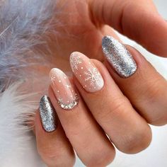 Snow Nails, Christmas Nail Art Designs, Bride Nails, Winter Nail Art, Diy Nail Art, Winter Nail Designs, Fabulous Nails