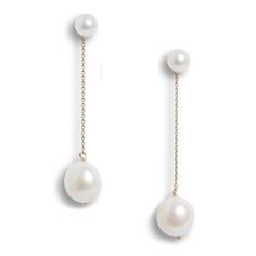 Baroque Pearl Drop Earrings – POPPY FINCH U.S. Diamond And Pearl Drop Earrings, Huge Pearl Earrings, Big Pearl Earrings, Pjo Oc, White Gold Pearl Earrings, Earrings Pearl Drop, Drop Pearl Earrings, Classic Pearl Earrings, Pearl Bridal Earrings