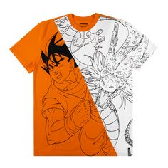 Short sleeve tee Ribbed crew neck Printed art on the front Regular fit 100% cotton Imported Officially licensed Dragon Ball Z Merchandise Drifting Dragons, Goku Images, Justice Tarot, Cosmic Space, Dragon Ball Z Goku, Nike Art, Japanese Lifestyle, White Tshirt Men, Buy List