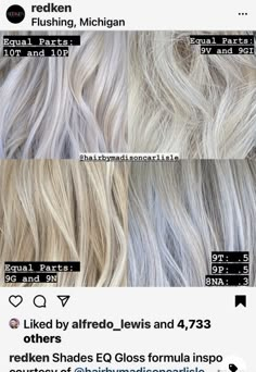 White Money Piece Hair, Blonde Shades Eq, White Money Piece, Blonde Formulas, Hair Toning