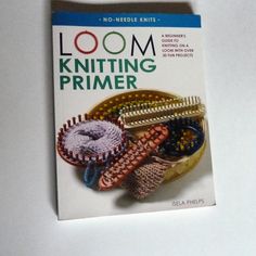 the book loom knitting primer is on display