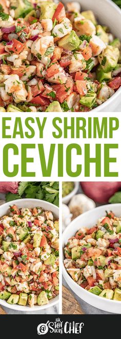 this easy shrimp ceviche is the perfect side dish for any meal